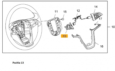 Swich cruise control Opel Astra J GM Siguranta si comfort Astra J